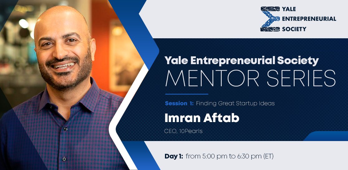 Helping aspiring entrepreneurs understand the journey from 0 to 1 and sharing lessons learned. Our CEO and co-founder, Imran Aftab, is mentoring and speaking to Yale University’s Entrepreneurship Society on bringing to market leading-edge tech products and services.