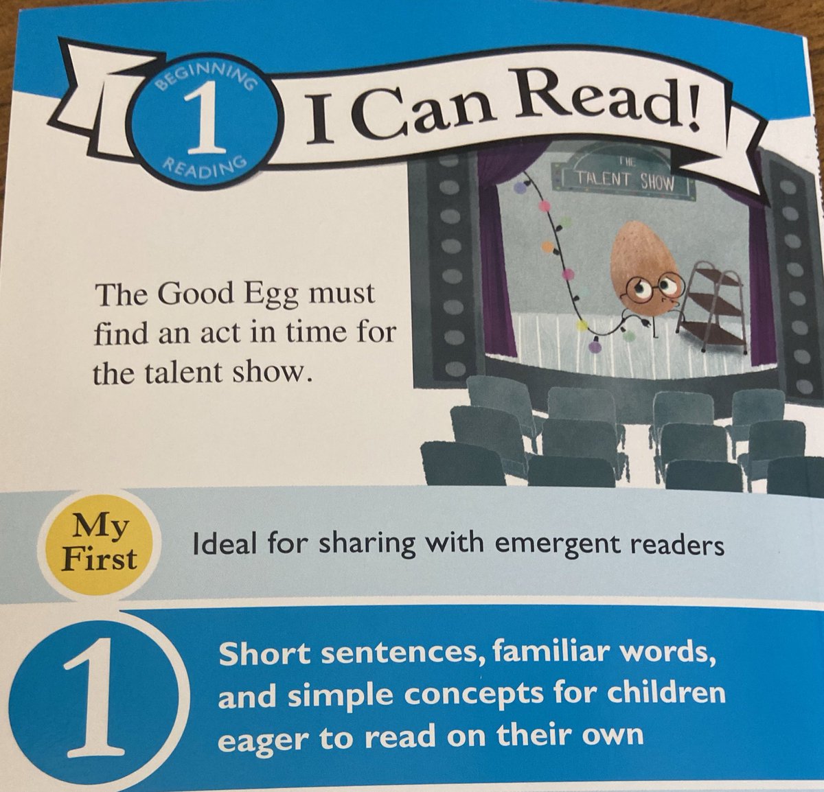 Jillsies's tweet image. Excerpts from my new fav book,  “The Good Egg and The Talent Show.” #whimsicalwednesday  
#easyreader