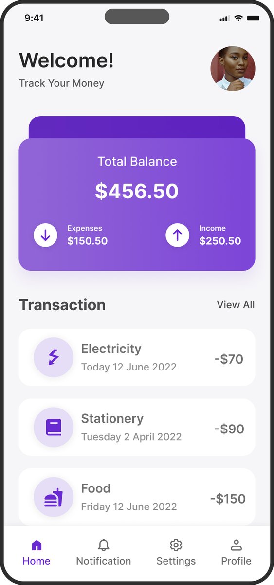 Excited to showcase my recent project a user-friendly dashboard for a budgeting app! 💰

This dashboard empowers users to:
◾ Track income, expenses, and transaction.
◾ Set budget targets and monitor progress at a glance.

#UIUXDesign  #UserExperience  #Collaboration