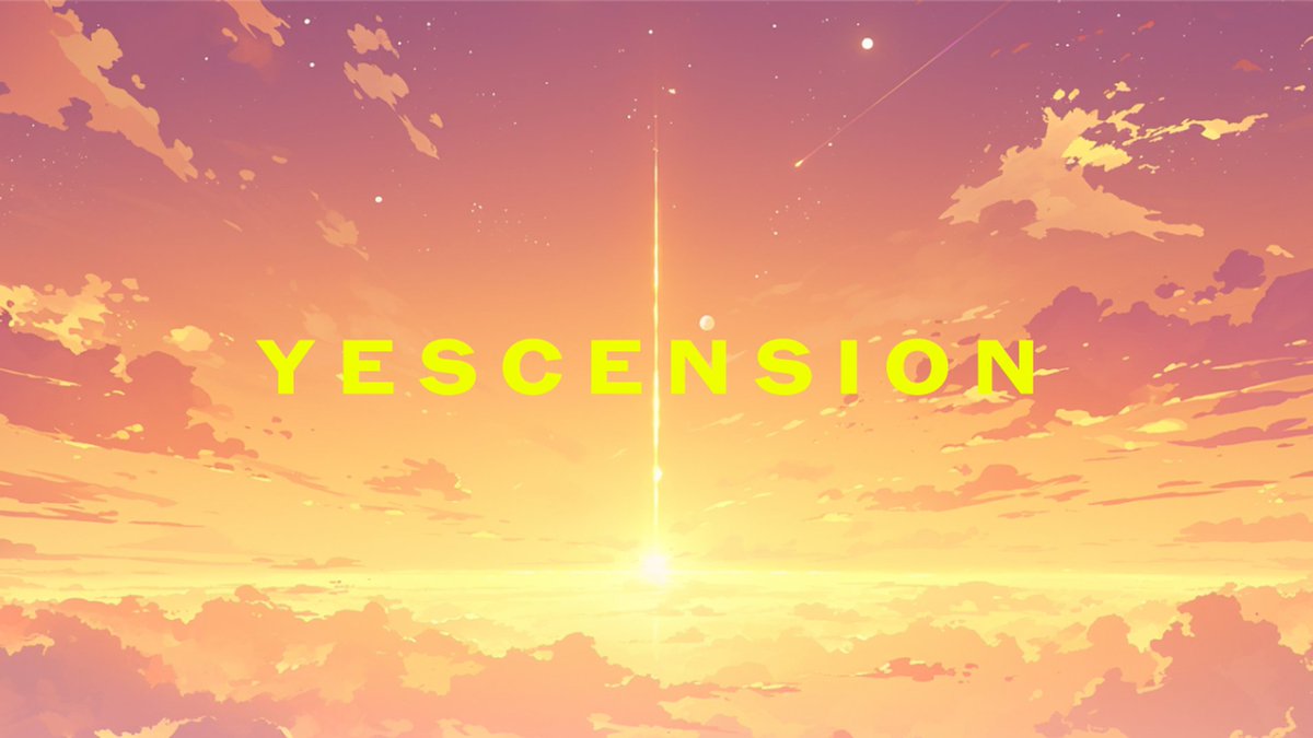 Welcome to Yescension, your golden ticket to participate in the upcoming YES V2 launch. V1 achieved 118% BLV growth and $500M in volume. V2 will launch with better liquidity design to move $YES BLV higher and faster. 🧵✨
