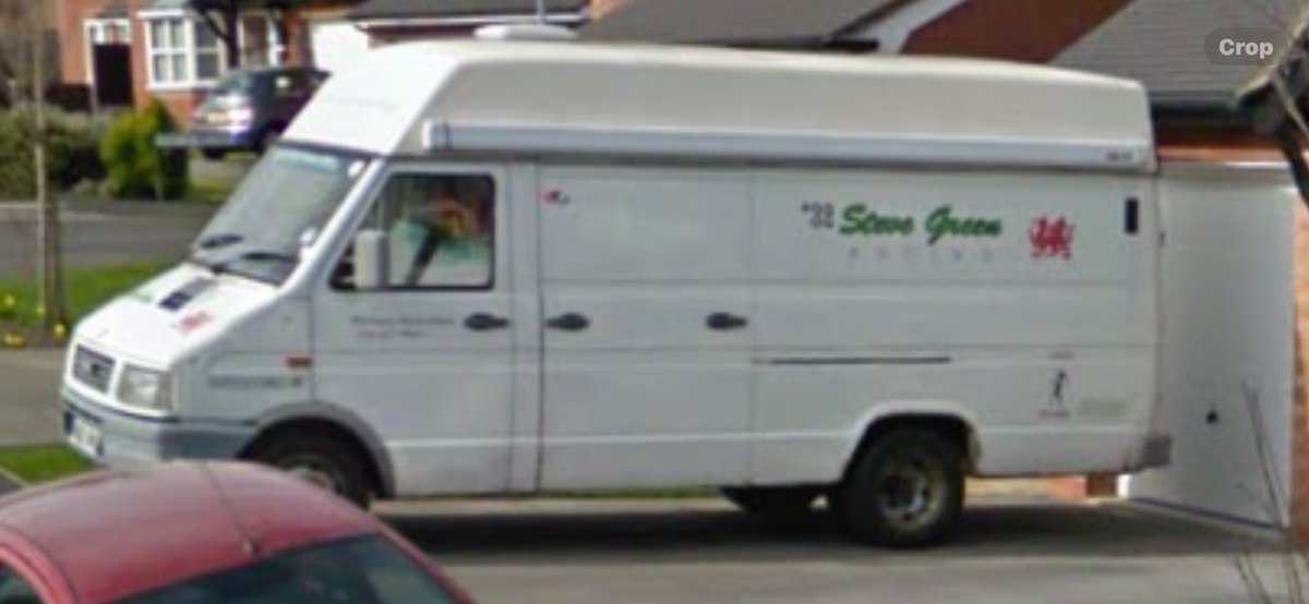 Just found a picture on google earth of my old race van at our old house #racevans