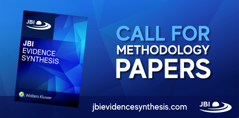 JBI Evidence Synthesis invites submissions for methodology papers for our special issue, publishing March 2025. 👉 Information for authors: journals.lww.com/jbisrir/Pages/… #EBHC #JBIMethodology #CallForPapers