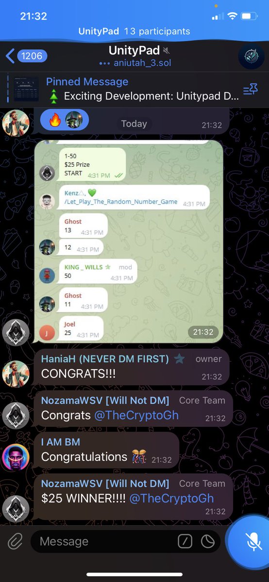 ThuCryptoGhost's tweet photo. Really should join the TG ❤️ thank you @UnityPadFund https://t.co/Dxtrx1qubd
