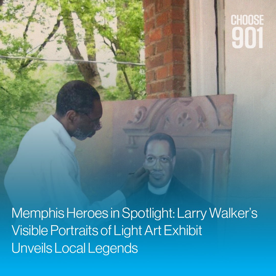 Larry Walker is set to unveil his latest collection of original oil portraits this Sunday 🎨 The “Visible Portraits of Light” exhibition honors 12 individuals who've made contributions to the local community! Get more details here →bit.ly/49ylScs #choose901