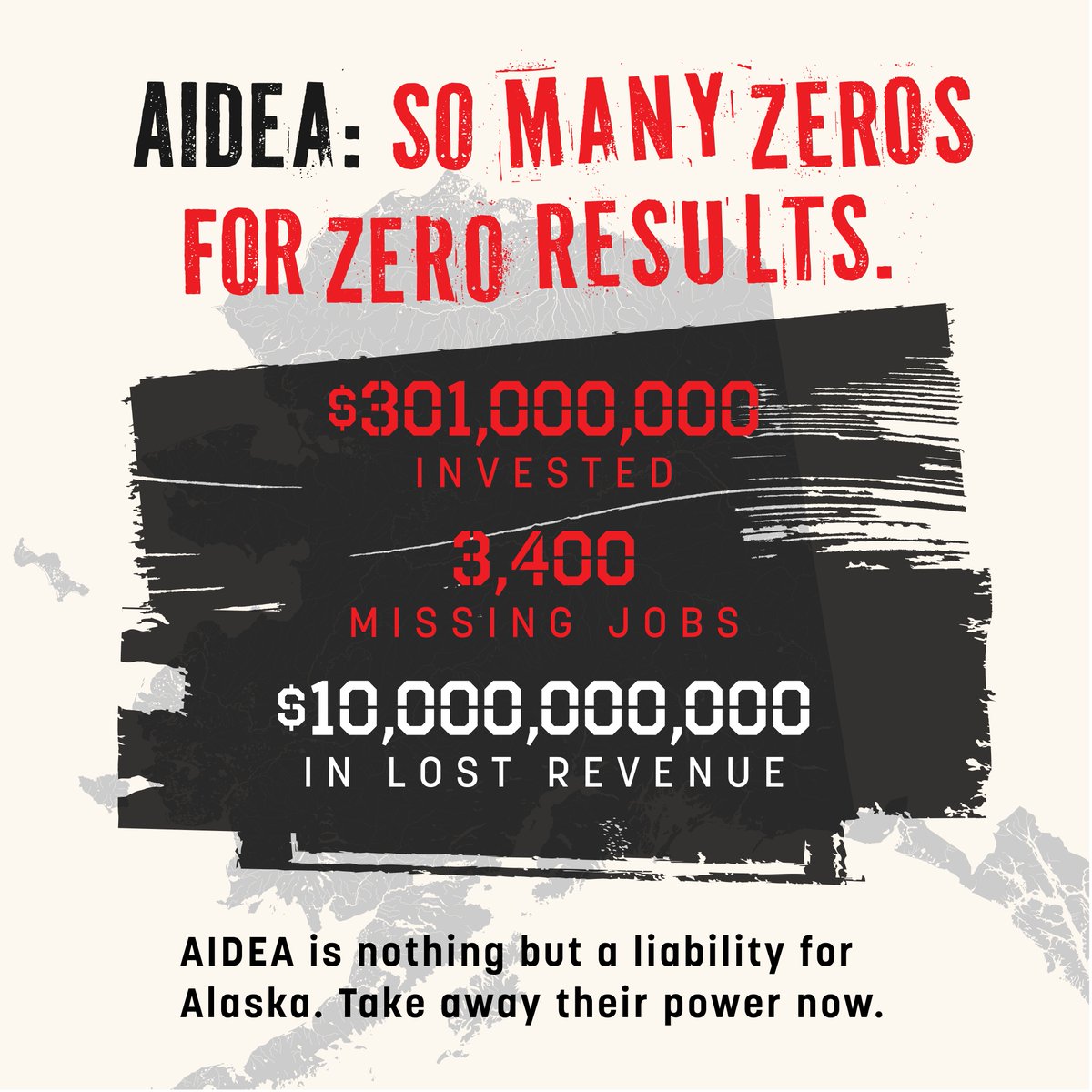Want the inside scoop on a floundering, publicly-funded Alaska corporation? Alaskans are taking action right now to stop AIDEA from moving forward with anymore terrible ideas. Not living in Alaska? Head to the link to learn more about AIDEA and how you can support our work.