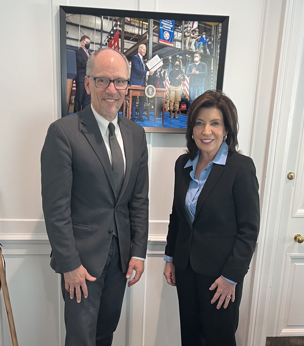 We have had an invaluable partner in @WhiteHouseIGA46’s Tom Perez as we continue working to address the migrant crisis. Met with him again today in Washington to discuss our progress on this and other pressing issues facing our state.