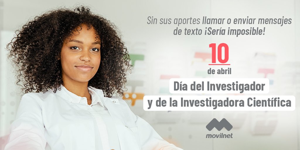 Cada 10 de Abril #Movilnet celebra el 'Dia de los Investigadores Científicos' cuyos aportes son esenciales para la vida que conocemos hoy. La fecha se conmemora en homenaje a Bernardo Houssay, argentino y primer latinoamericano en ganar un Nobel de Medicina. #MaduroNoComeCoba