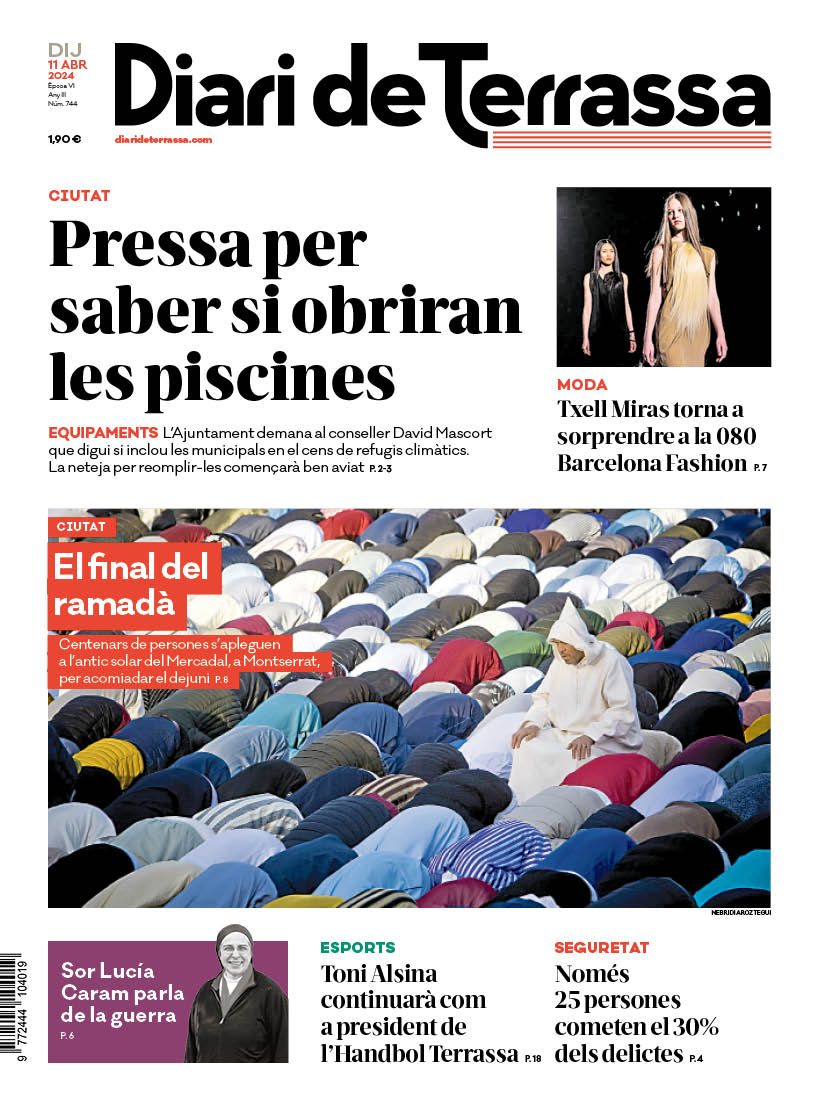 𝗣𝗢𝗥𝗧𝗔𝗗𝗔 🗞️ 'Pressa per saber si obriran les piscines' 🤽 L'Ajuntament demana al conseller David Mascort que digui si inclou les municipals en el cens de refugis climàtics. La neteja per reomplir-les començarà ben aviat 👉 diarideterrassa.com