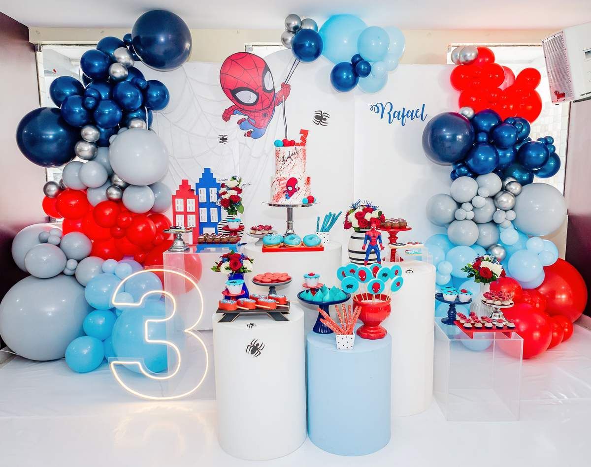 Check out this fantastic Spider-man birthday party! The cookies are so cool! catchmyparty.com/parties/spider… #catchmyparty #partyideas #spiderman #spidermanparty #superhero #superheroparty #boybirthdayparty