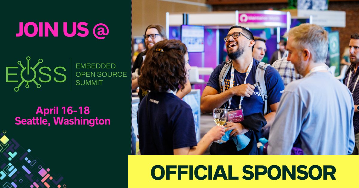 🎉 We're the official Sponsor at Embedded Open Source on April 16th to April 18th at Seattle! 🥉 👋 Come say hi at the EMQ booth! We'd love to connect and chat about our latest innovations. See you there! #EmbeddedOpenSource #BronzeSponsor 🔗 social.emqx.com/u/q16A34