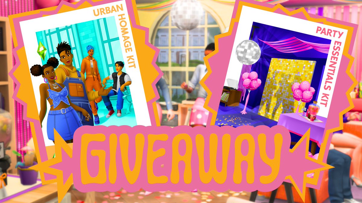 Sul Sul Simmers!🎉

Thanks to the #EACreatorNetwork I am able to host a giveaway for the upcoming kits! (4/18)

[ HOW TO ENTER ] 

💜Follow me!
💚Sub on YT [bit.ly/4bIGYHy] 
💜RT and tag a friend!

#UrbanHomageKit #PartyEssentialsKit #SimsGiveaway