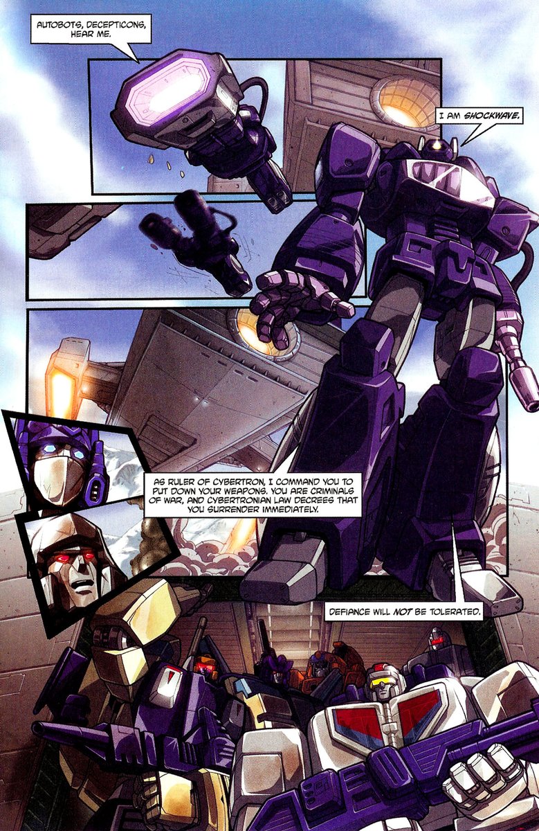 oh Shockwave's debut in War and Peace is hard as helllll