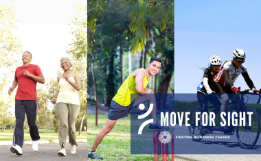 Run, jump, dance, cycle, stretch, knit, cook, row or walk? How will you MOVE FOR SIGHT? Learn about our upcoming MOVE challenge. bit.ly/3vXQ3Mq #MoveForSight #VisionResearch #FundRaiser #MakeADifference