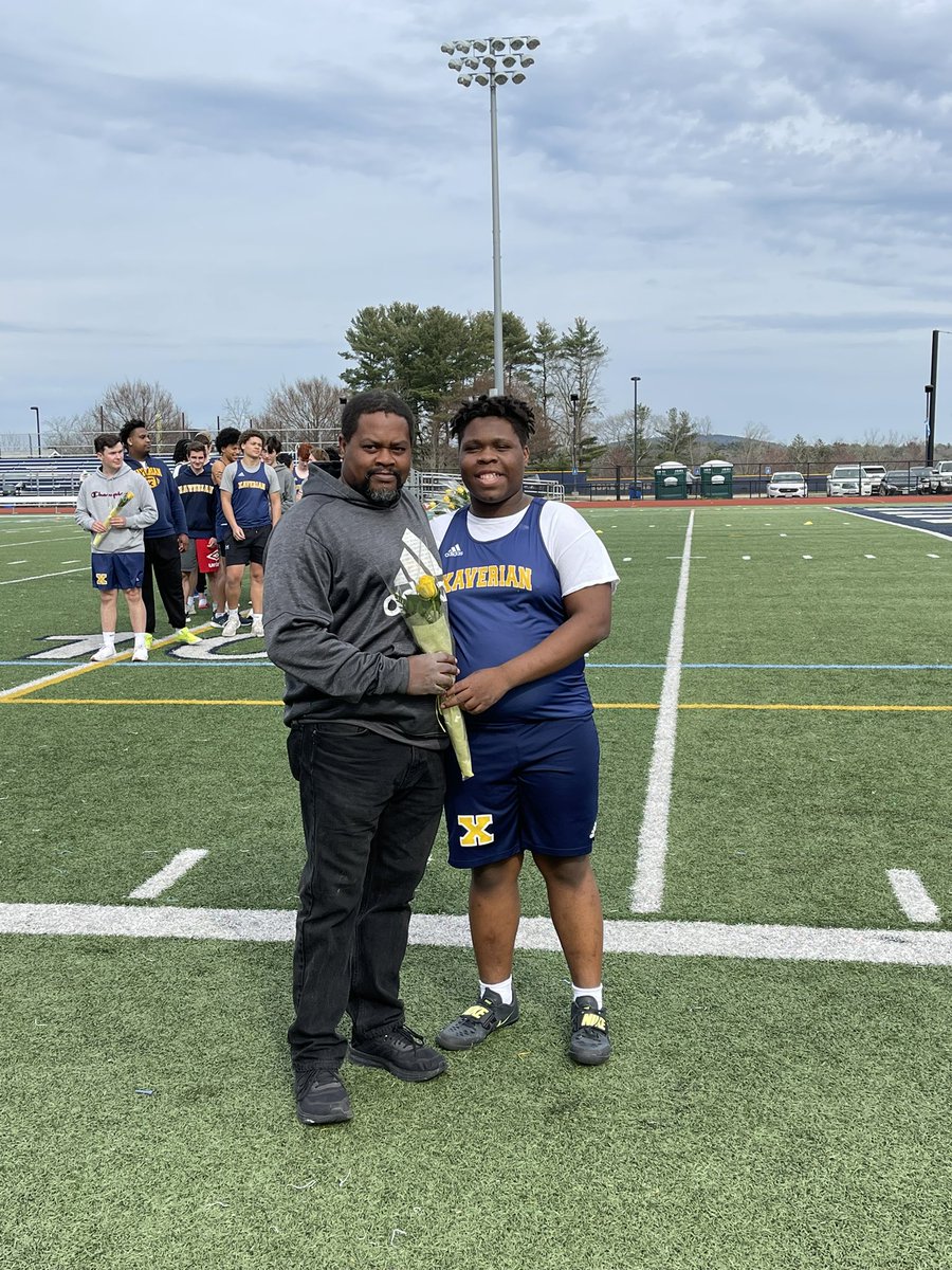 Xaverian_Hawks's tweet image. Congratulations to the Varsity senior track and field athletes as they celebrate senior night versus Brockton high school.