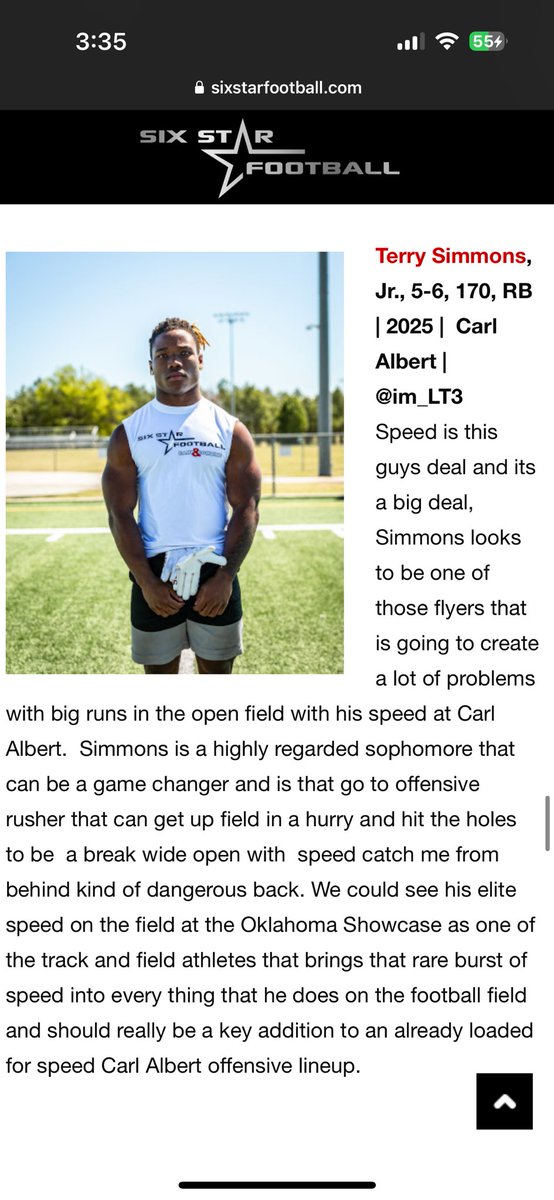 Appreciate the article 💲 @6starfootballOK