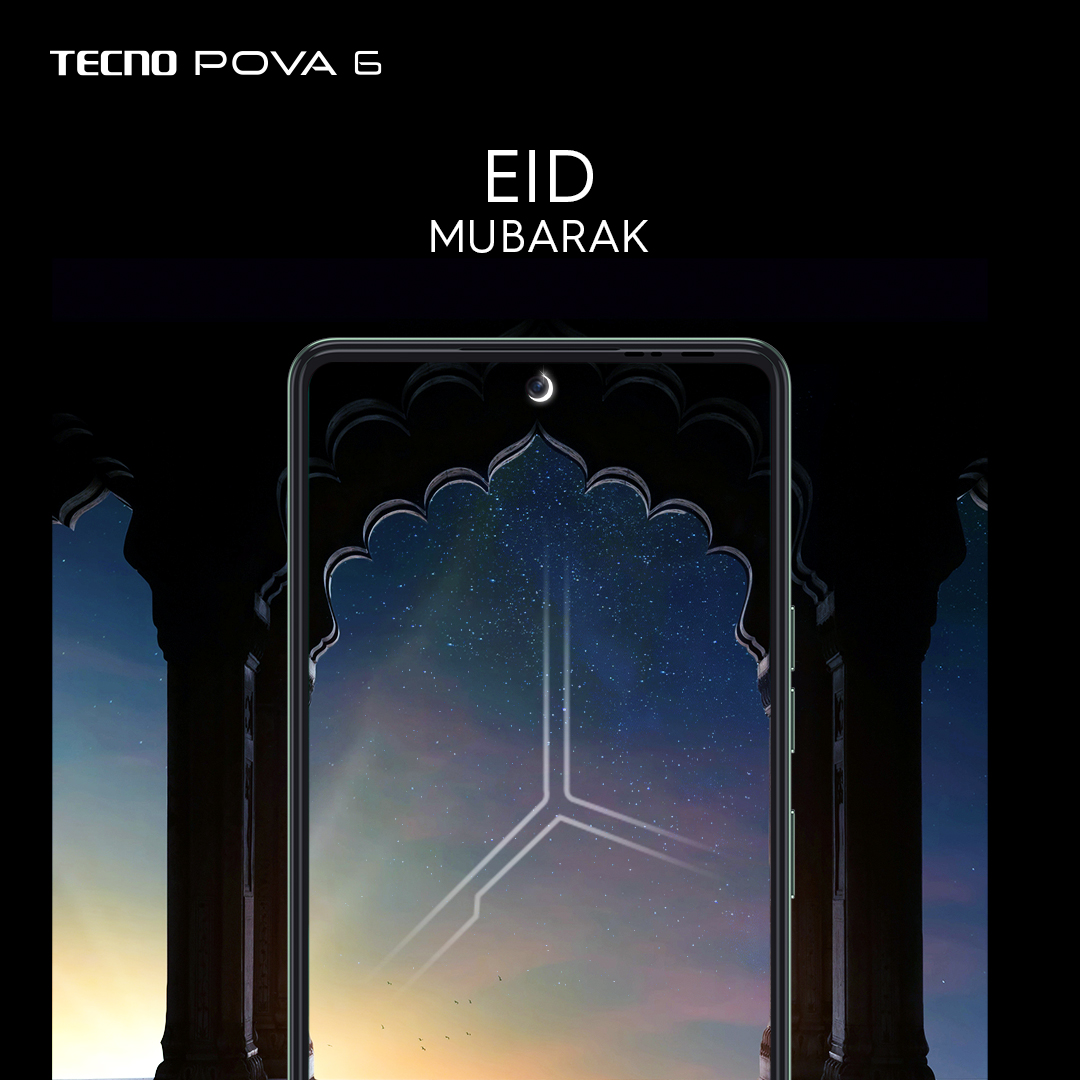 Eid Mubarak! Wishing you a joyous Eid filled with connection and celebration. Get the #Pova6Pro5G - it's the perfect Eidi for you and your loved ones. Buy now 👉 knw.one/pova6 #BetterFasterStronger