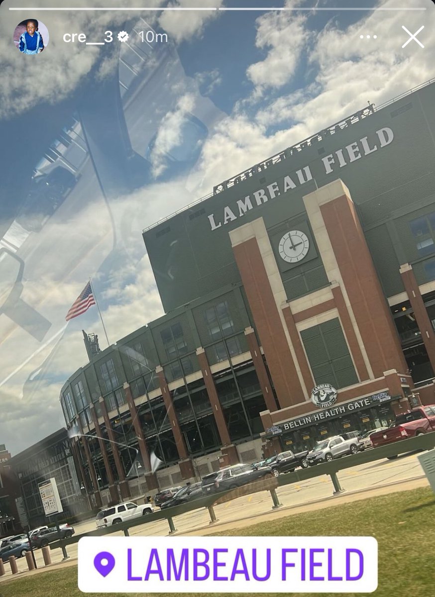 Arizona State DB Chris Edmonds in Green Bay on his visit with the Packers 🌾👀🌾 #NFLDraft2024