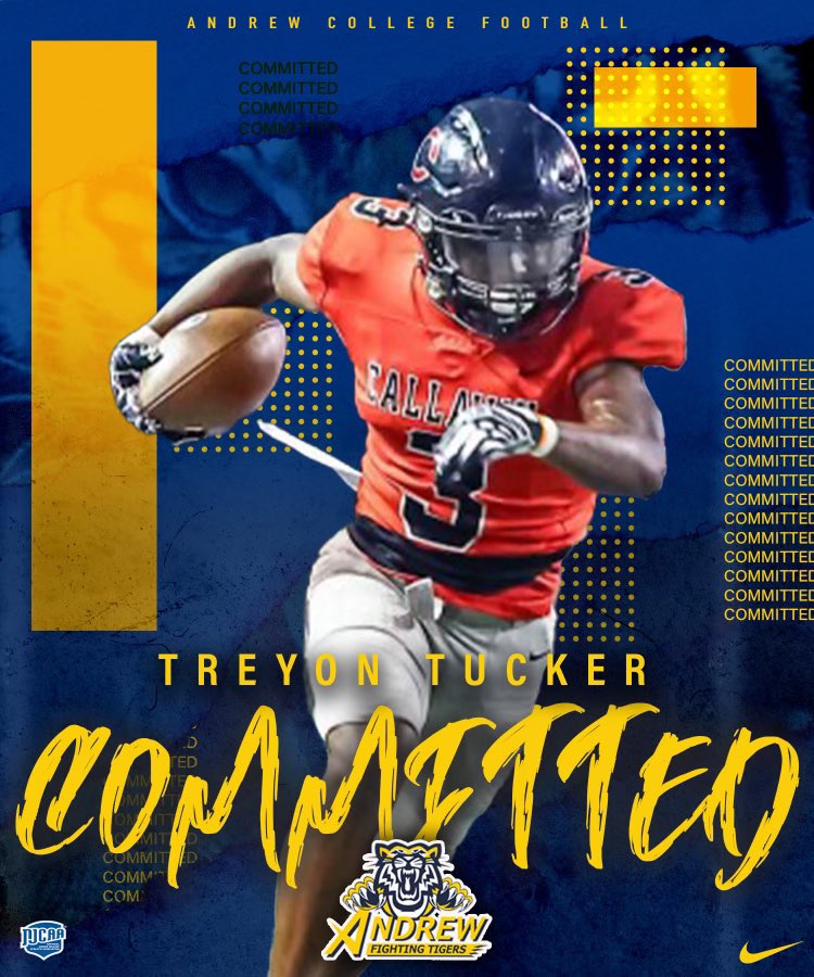 I am proud to announce that I am 100% committed to Andrew College!