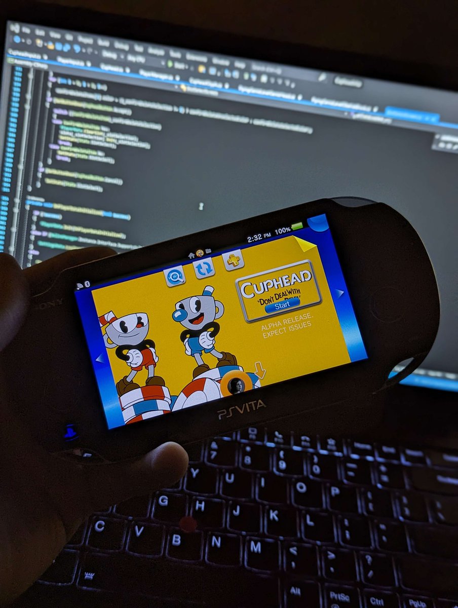 CUPHEAD IS OUT FOR PS VITA( ALPHA )
Ko-Fi: ko-fi.com/patnosd
RELEASE: github.com/PatnosDD/Cuphe…
#vitaisland #homebrew #psvita #vita