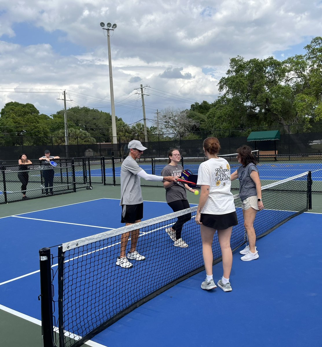 Fantastic Wellness Wednesday activity with our staff playing pickleball together! #WeBelieve @HillsboroughSch @VanAyresHCPS