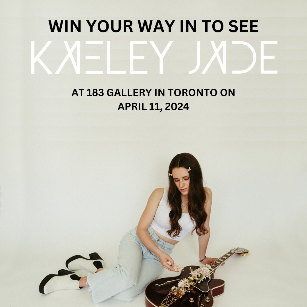 CONTEST ALERT: @Kaeley_Jade is going to be playing at 183 Gallery tomorrow night, and we have two pairs of tickets to give away! Visit our website and fill out the form, and you could be off to the show! Enter at toronto.elmntfm.ca/contests #toronto #giveaway #indigenous