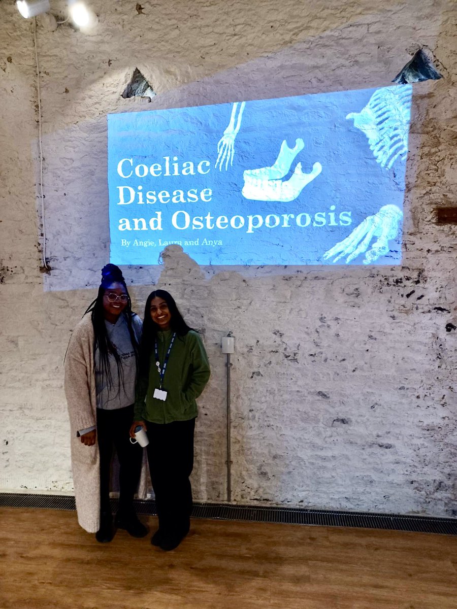 Our 3 final year dietetic students did a great job today delivering a presentation on coeliac disease and osteoporosis to Northamptonshire Coeliac Group <a href="/ChesterHouse_UK/">The Chester House Estate</a> 
Thank you to <a href="/Coeliac_UK/">Coeliac_UK</a> and <a href="/Tesco/">Tesco</a> for sponsoring #nhft #coeliac #osteporosis
