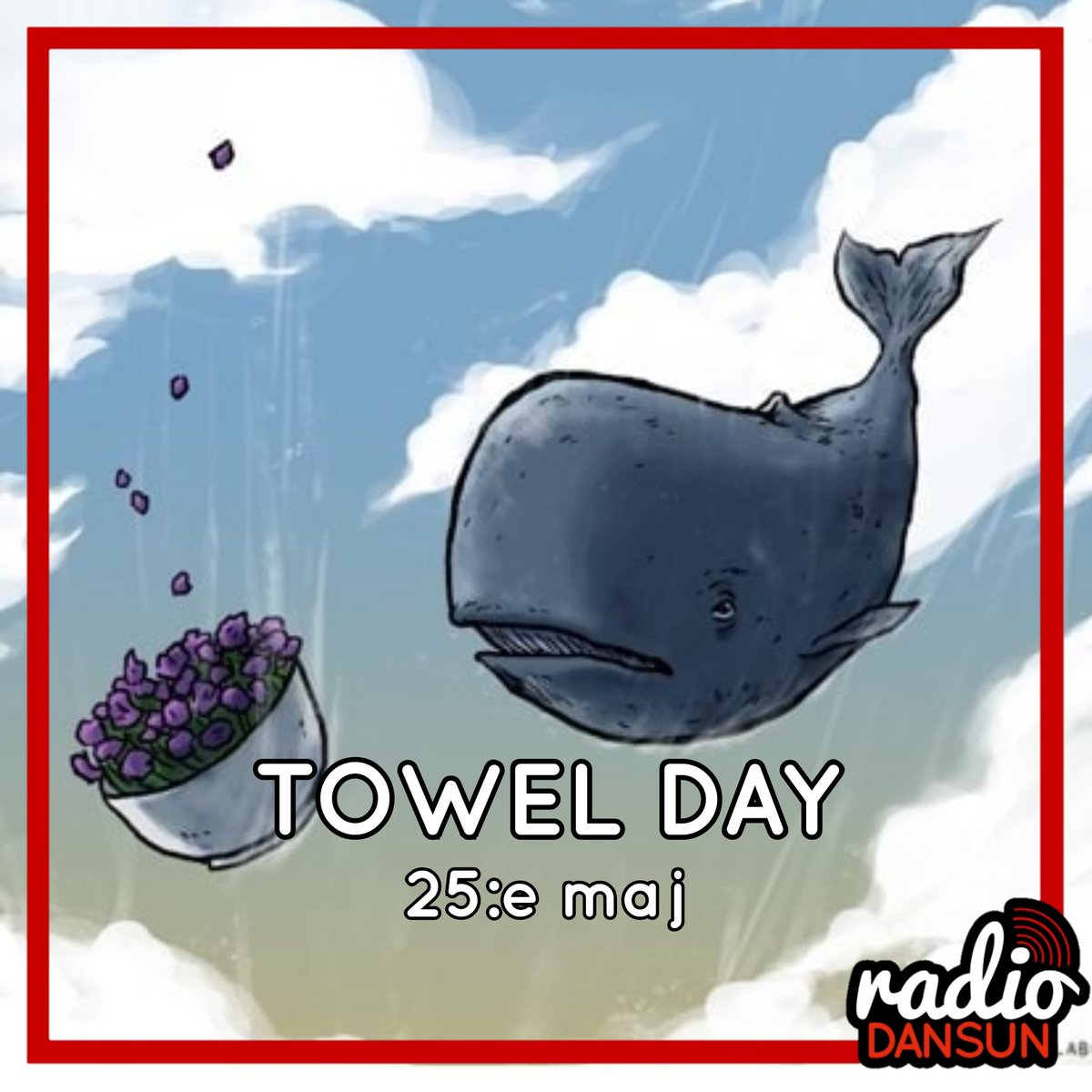 RadioDansun's tweet photo. Den 25:e maj är det #TowelDay. Hur ska/bör #RadioDansun uppmärksamma detta? Direktsänd högläsning? https://t.co/lrfWIGc5Nd