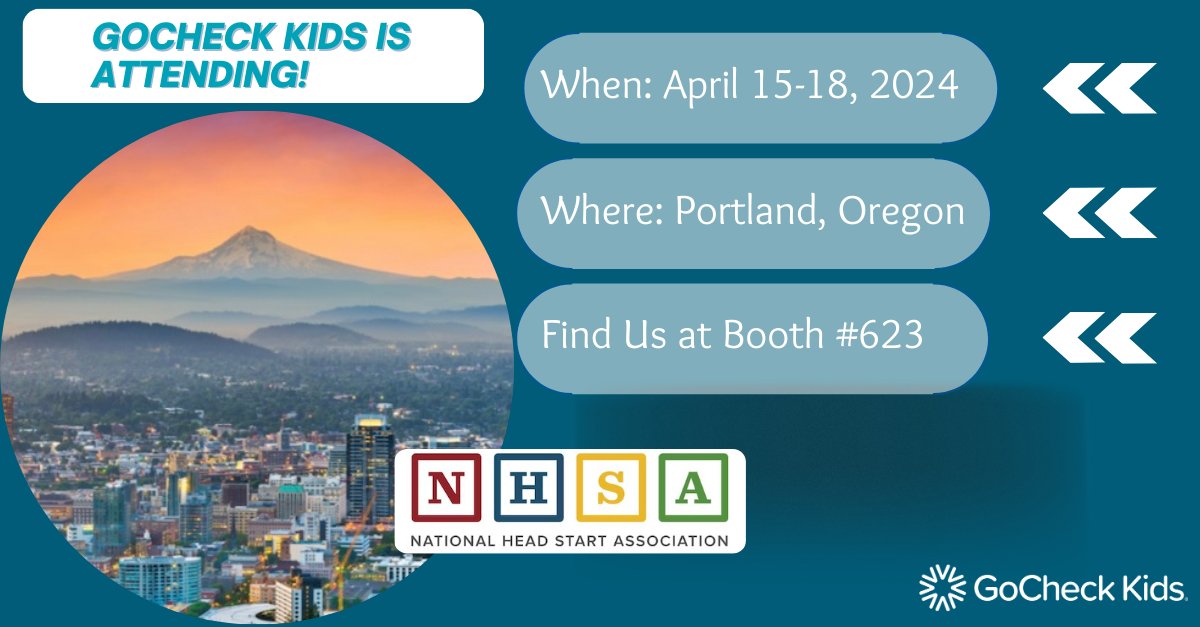 GoCheck Kids is excited to share that we'll be participating in the National Head Start Conference next week! 🎉 Join us as we come together with early childhood educators to learn, collaborate, and share best practices. 🤗 #HeadStartConference #NHSA2024 #EarlyChildhoodEducation