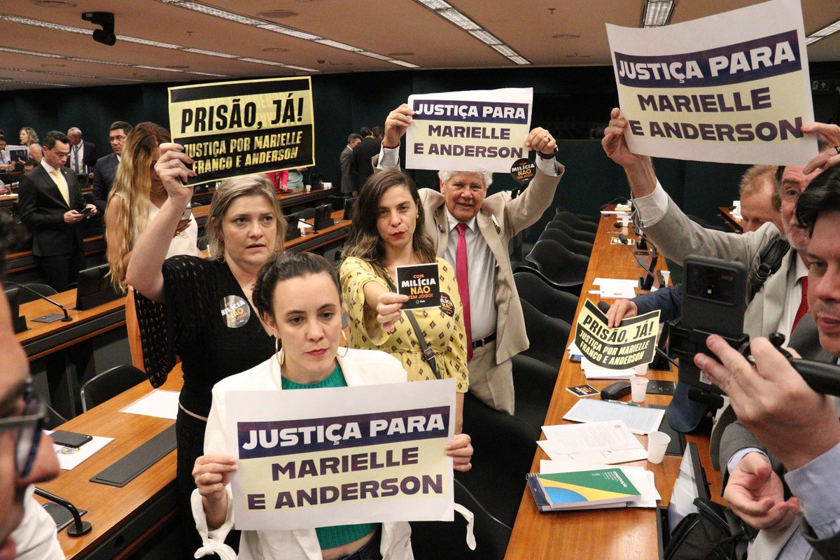 Deputados bolsonaristas atuaram para que a CCJ da Câmara decidisse pela soltura de Chiquinho Brazão, acusado de ser mandante do assassinato de Marielle e Anderson. Felizmente não conseguiram. Mas a luta por justiça continua.