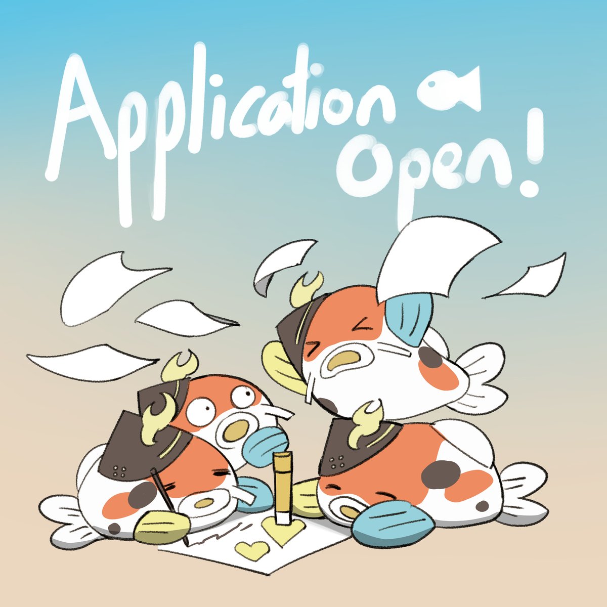 Hello, fellow koi! Applications are open for the Shinri Street Food Festival birthday project! You can also leave a birthday message or art in our guestbook! Come check us out! Info HERE: docs.google.com/document/d/1Pp… #Koillective #TempusTales #JosuijiArt