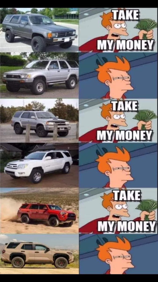 Why did I laugh so hard at thissss 😂

#WhyAreTheEvenNumberGensSoBad
#4Runner #Toyota4Runner