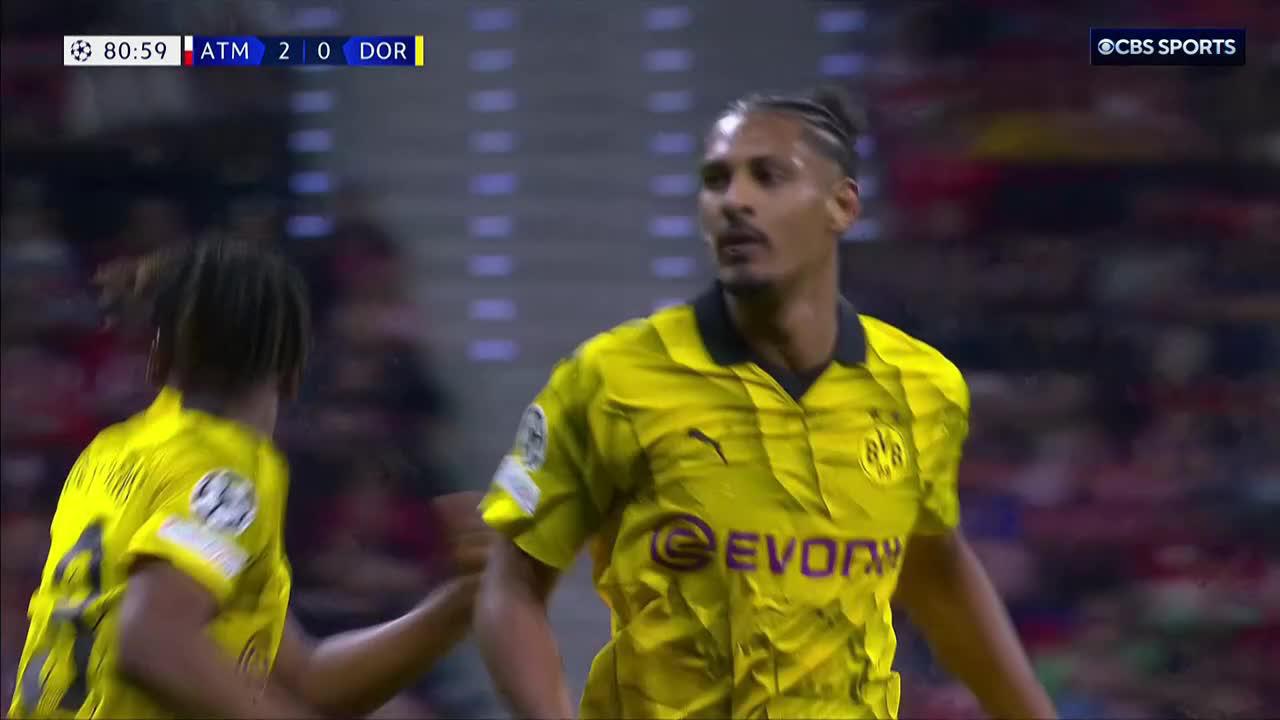 Sébastien Haller pulls one back for Dortmund 👀Game on 🍿