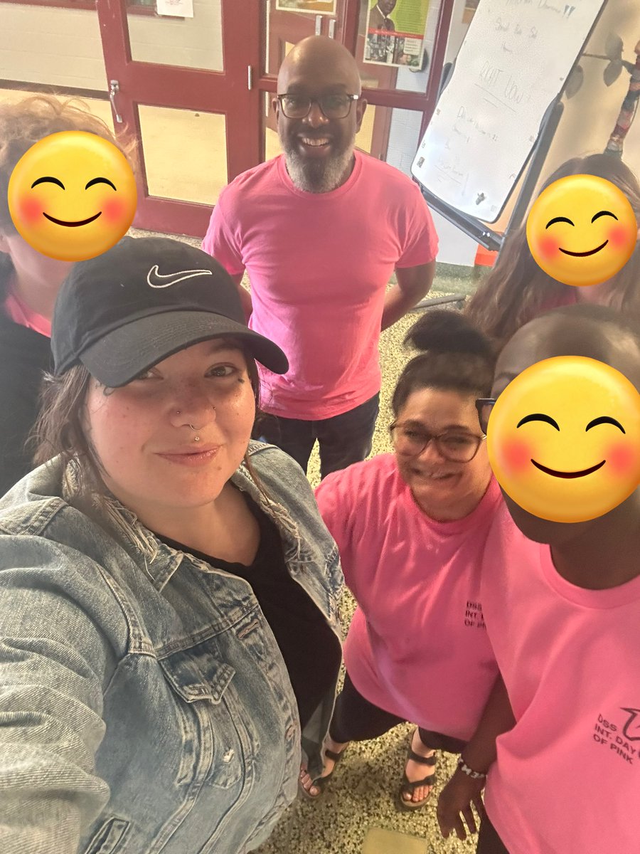 Today @tdsb_DSS Staff & Ss wore pink as a sign of solidarity & support for the 2SLGBTQ+ rights & inclusion. So proud of our GSA club for creating our very own pink shirt. Let’s continue to show our support for acceptance! #WeSeeYou @ChezDominique @Jandu_Navjot @DomenicGiorgi