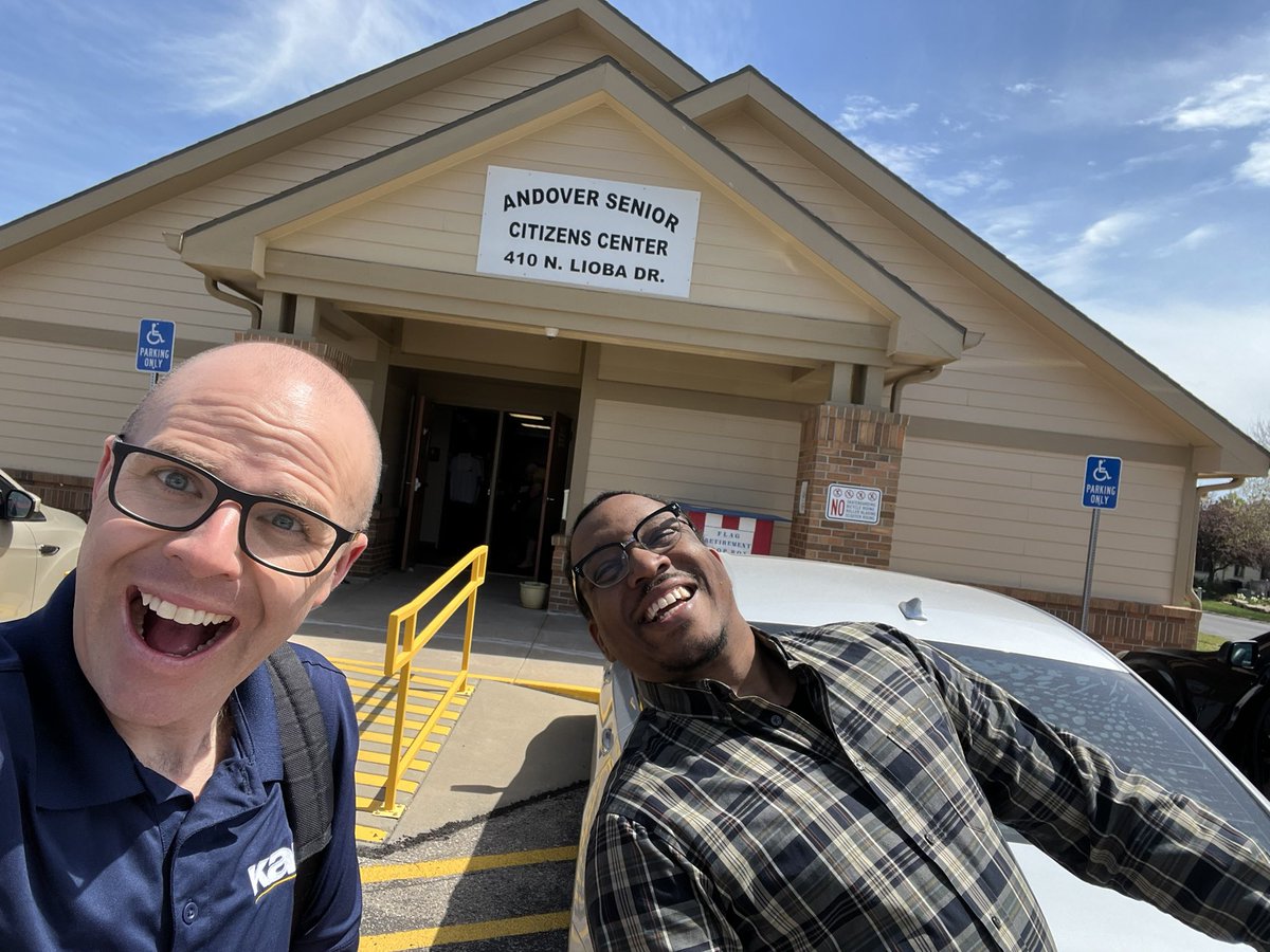 Lester and I had the opportunity to show Dawn of Doppler to a group of folks who know all about devastating tornadoes! 🌪️ For those of you who don’t know Lester, he’s the man responsible for bringing the story to life! Watch his handy work here: DawnOfDoppler.com #KSwx