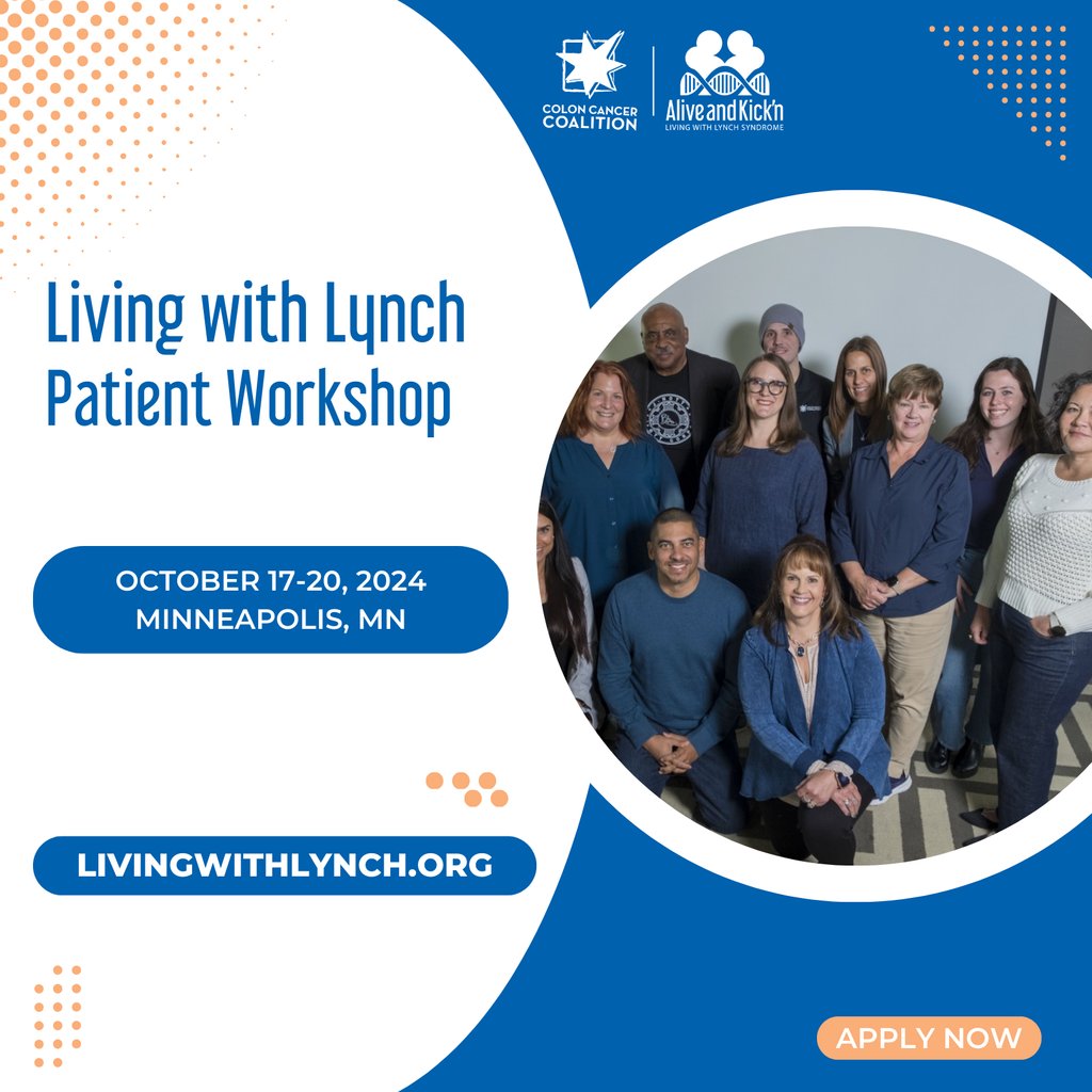 Dive into a world where living with Lynch Syndrome means more than just managing your health—it means advocating for change. We invite you to apply to our transformative workshop in Minneapolis, October 17th-20th. @coloncancercoalition bit.ly/4cqcj1Z