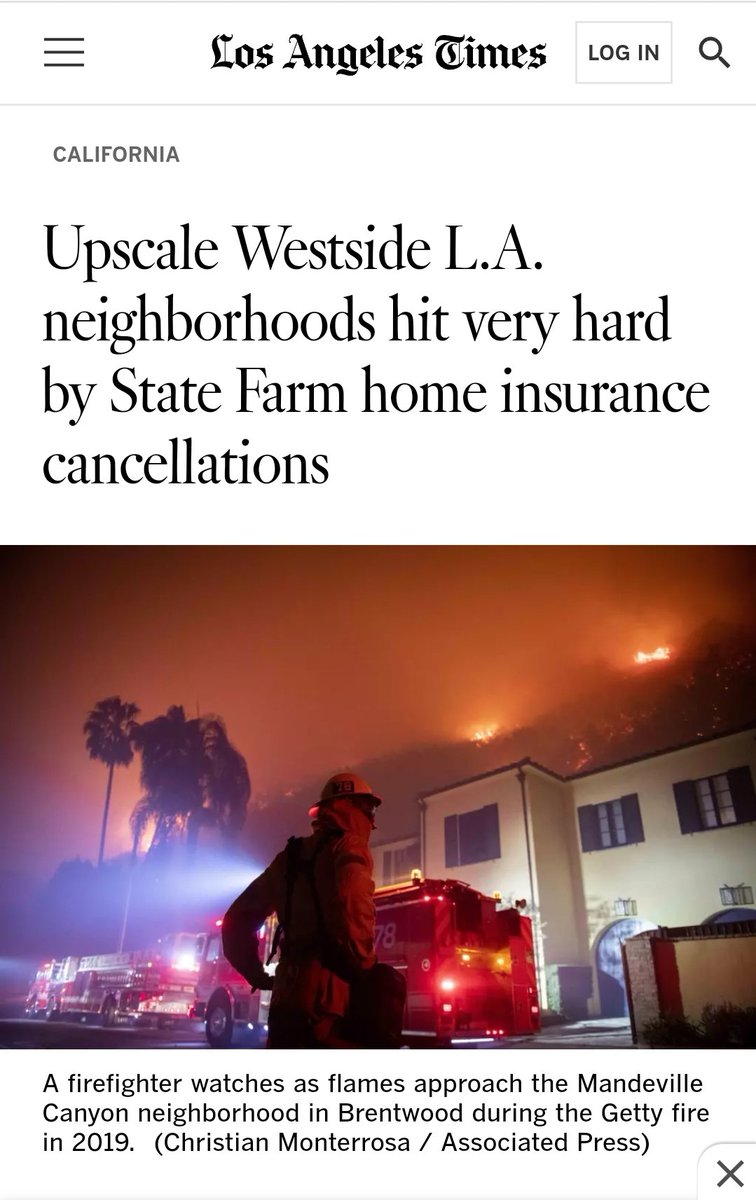 You might not believe in climate change, but rest assured your insurance company does... latimes.com/california/sto…