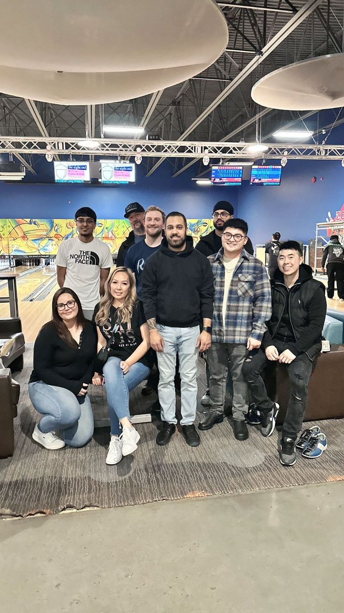 A fun event for our Newton team and it looks like bowling is right up their alley 🎳✨ #autobody #automotive #autobodyrepairs #refinish #repair #repairshop #carlifestyle #kirmaccollision #kirmaccommunity #kirmaccaresforkids #loveyourjob #teambuilding #bowling #funday