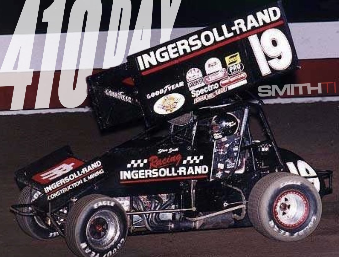 Happy 410 Day! Here is a throwback to a car Stevie and his Dad built. They built every piece on the car - motor, frame and it won 13 @WorldofOutlaws races that year!