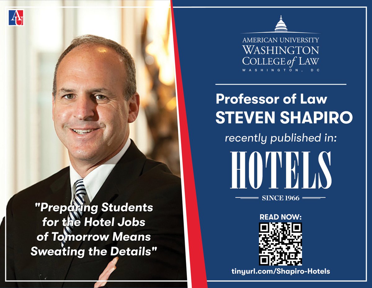 In a guest column for @‌HOTELSmagazine, Prof. @SGShapiro stresses universities' role in shaping successful hospitality careers, adapting curricula to industry needs and fostering vital skills. Read more: tinyurl.com/Shapiro-Hotels