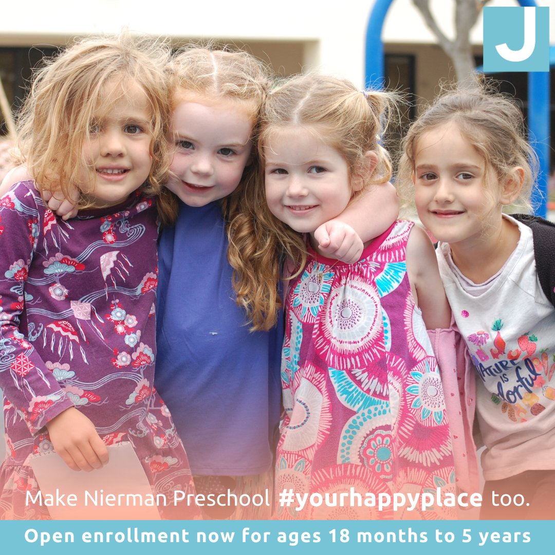 In the story of growing up, friendships at Nierman Preschool are the first magical chapter! 

Schedule a tour today! lfjcc.org/preschool/pres…