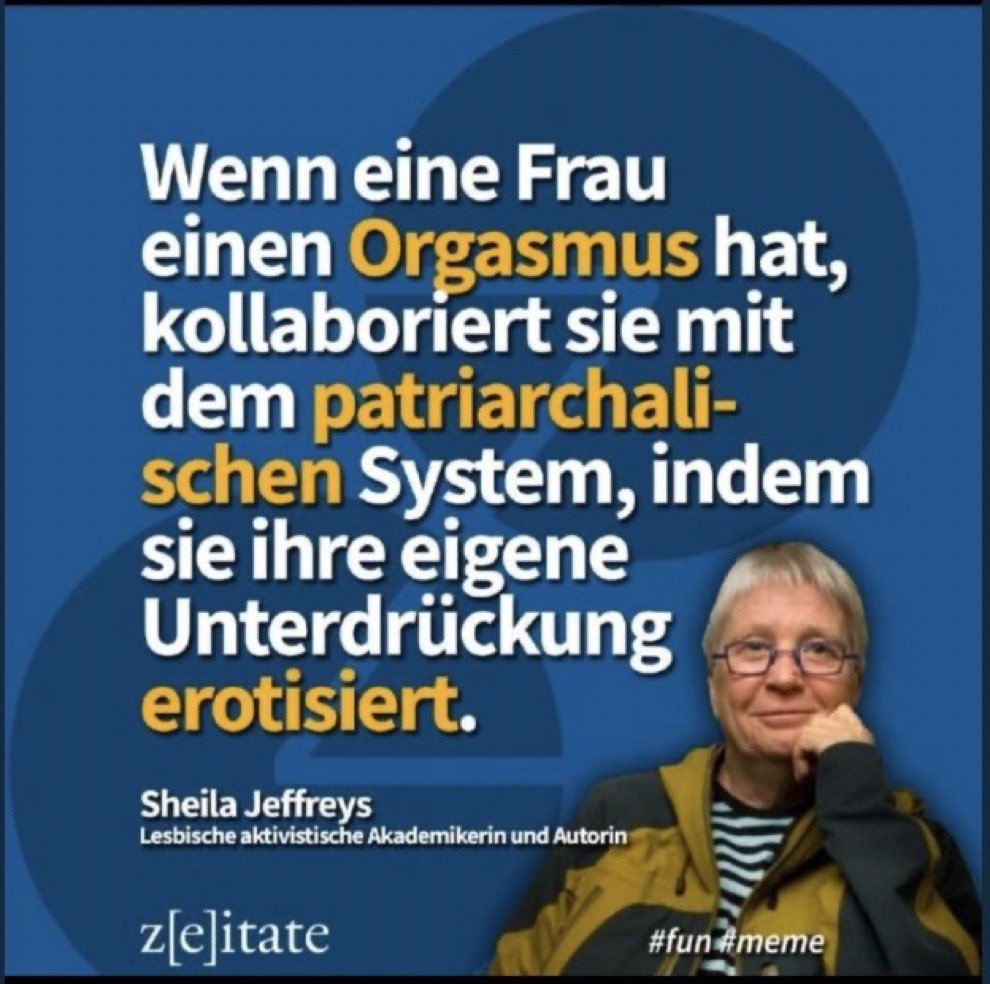 PostelGert's tweet photo. Hätte gerade fast mein Glas Whisky verschüttet.
(Sheila J., Jahrgang 1948, war Professorin für Politikwissenschaft an der Universität von Melbourne). https://t.co/TXaYKRlRvW