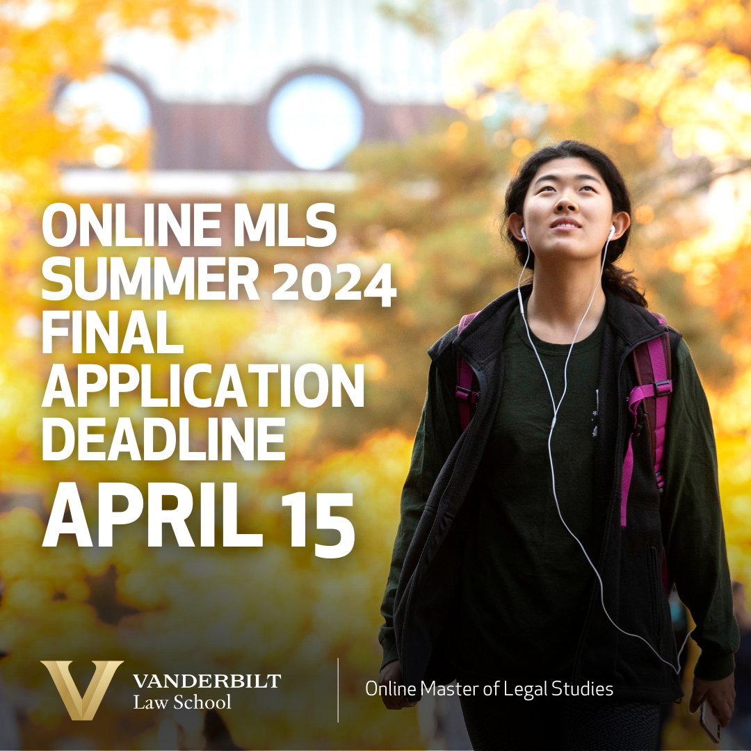 We're only a few days away from our final Summer 2024 online MLS final application deadline! Don't miss your chance to join an engaged community of like-minded learners and expand your career opportunities. Apply today: bit.ly/3lq3A9T