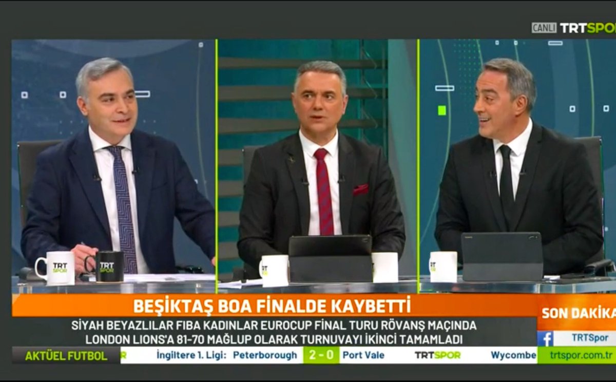 TRT SPOR Kanalı “AKTÜEL FUTBOL” programında Onur Şahin ve @OgnTemizkanoglu ile yayınımız başladı…