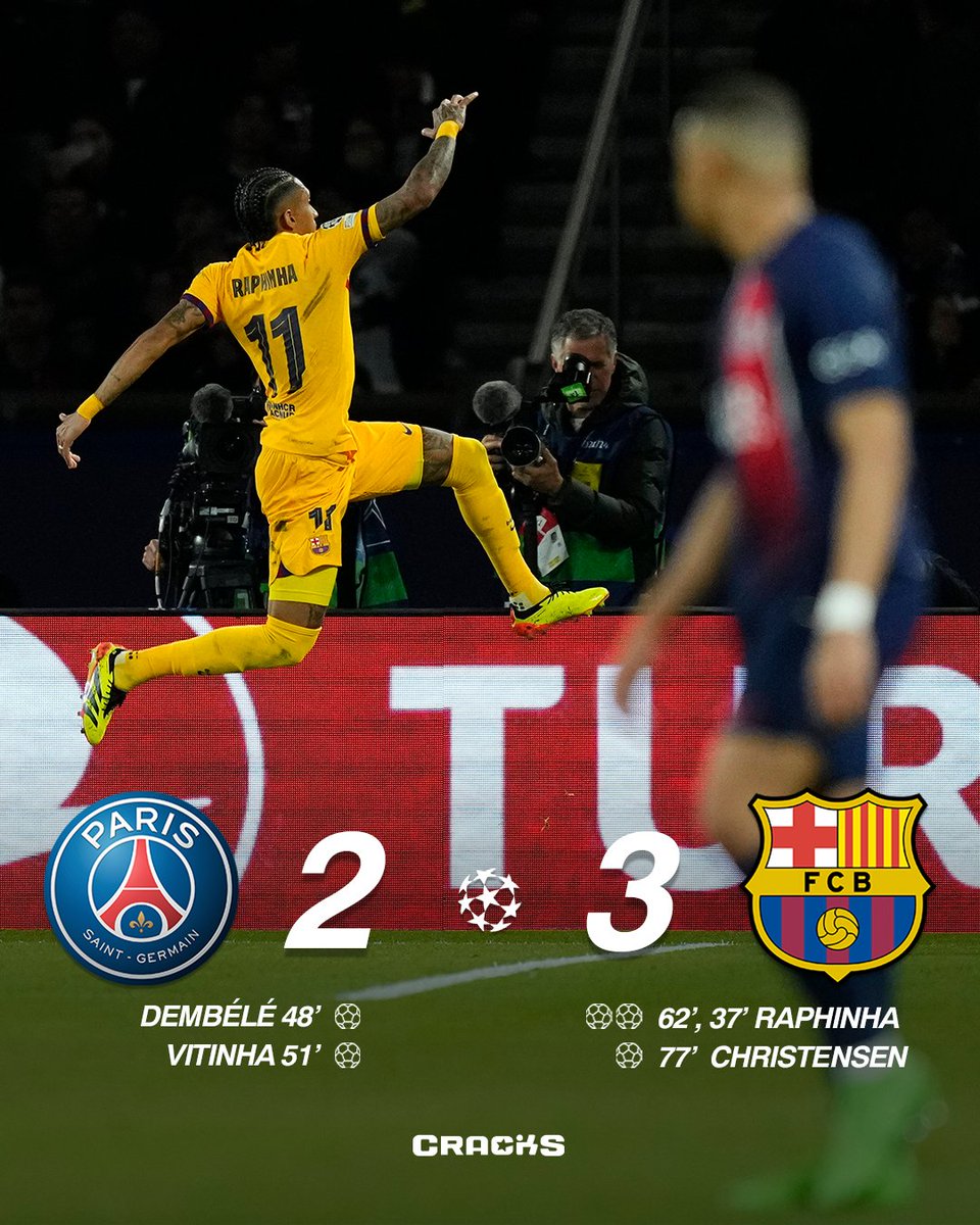 ➟ 𝙁𝙄𝙉𝘼𝙇 | París Saint-Germain 2-3 Barcelona ¡Barça ganó en París! Del 2-1 al 2-3, gran remontada. Cuartos de Final Ida 🗓 | Champions League 🇪🇺