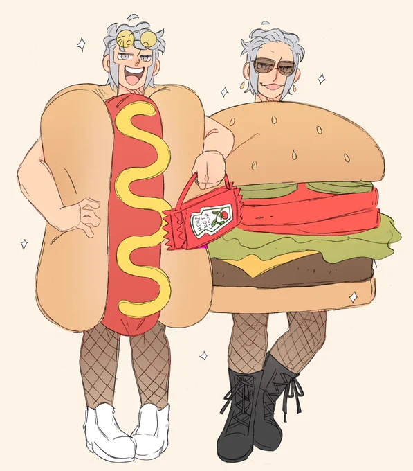 commission for helene: the submas boys and their questionable fashion choices 