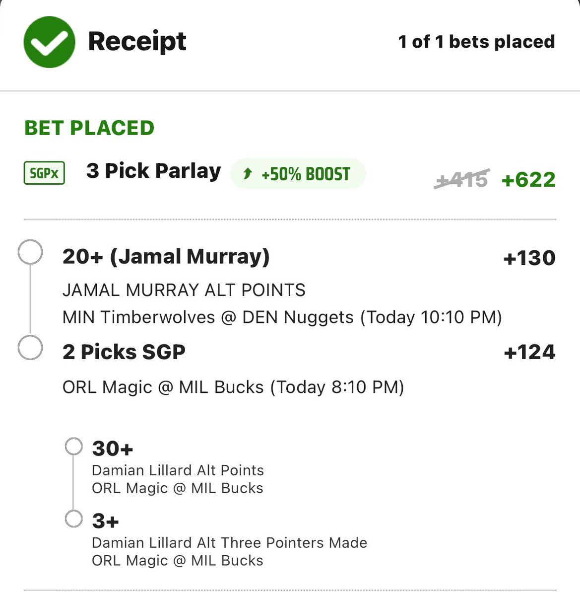 MillyProps's tweet image. Some guard action for today’s profit boost. Personally risking 0.25U on this (+622)