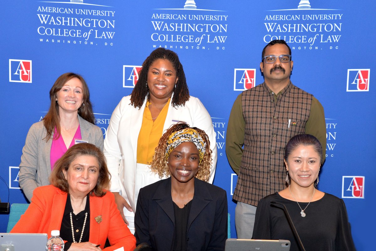 Today, the Hubert H. Humphrey Program at AUWCL hosted “Preserving Humanity: The Mental Health Imperative for Justice Professionals,” a panel discussing the need to prioritize mental health among legal and justice system professionals. Photos: tinyurl.com/HumphreyPanel-… @AUWCL_INTL