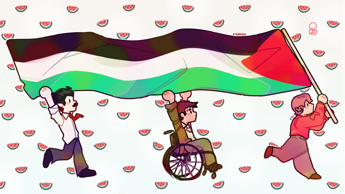 [ hc ] buttercups for a free palestine 🍉🌼
[#Hermitcraftfanart #mumbojumbofanart #gtwscarfanart #grianfanart #FreePalestine]