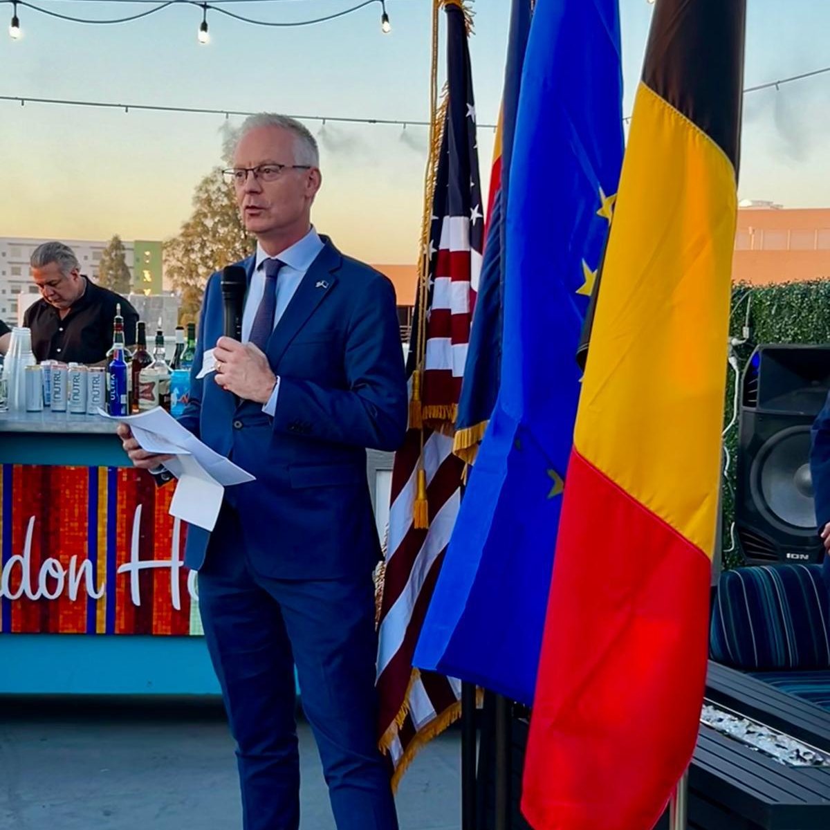 Fruitful visit to #Arizona. In just 3 days, 22 EU DCMs met members from the state House of Representatives, addressed local dignitaries including Honorary Consuls, interacted with @ASU students/faculty, and visited @WeAreCPLC. Thanks to our stellar hosts, including @pcfrarizona!