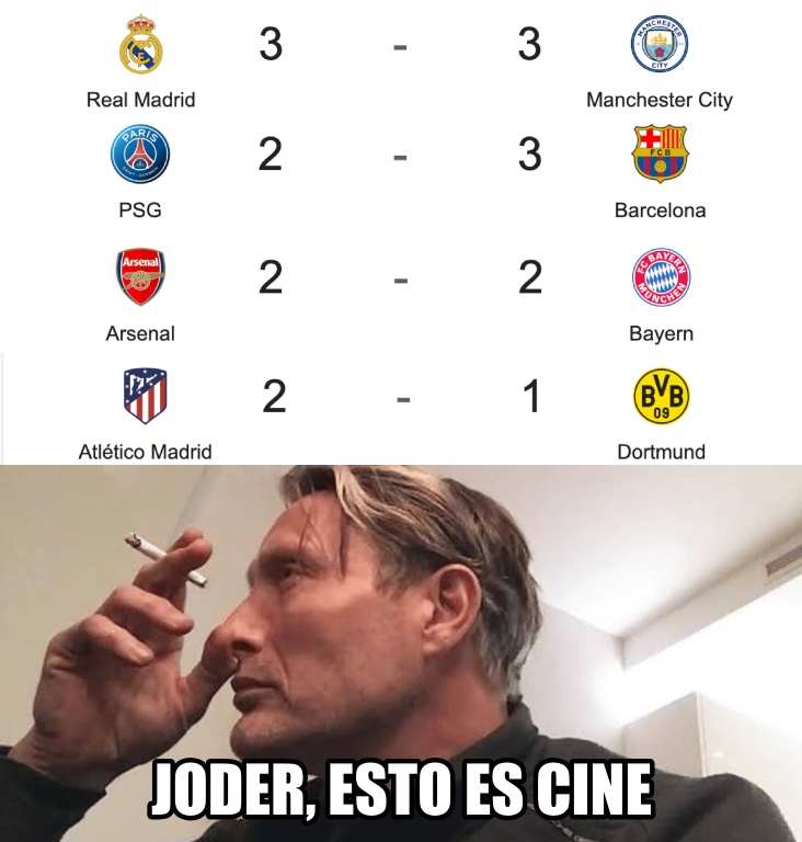 Gracias, Champions. GRACIAS ETERNAS, FÚTBOL.